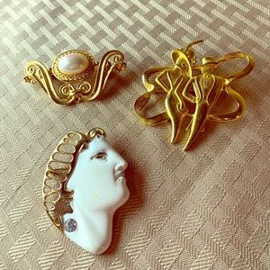 Vintage Dramatic Brooch Collection